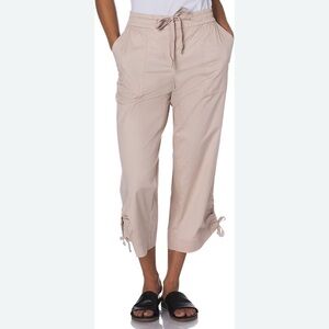 NEW Jones New York Sz 12 Patch Pocket w/Out-seam Hem Detail Cropped Pants